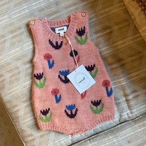 Beautifully made baby romper NWT